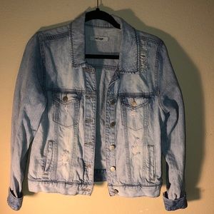 Refuge Distressed Denim Jacket